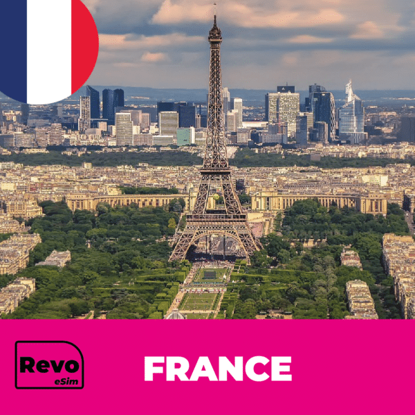 France eSIM with reliable high-speed mobile internet for travel