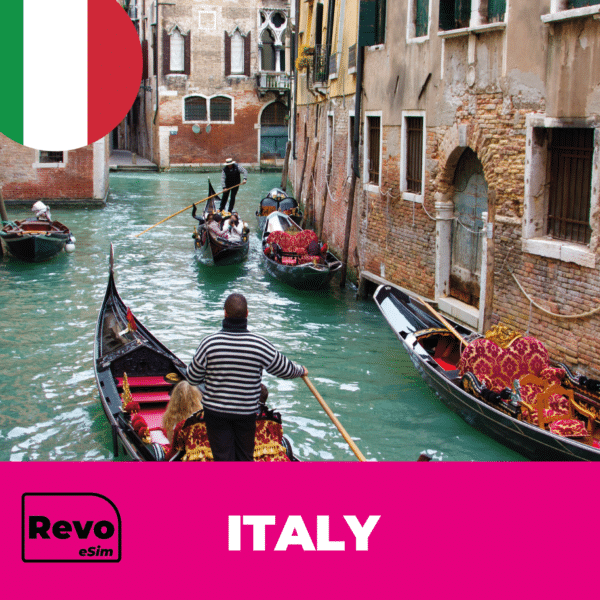 Italy eSIM providing fast mobile internet for travelers
