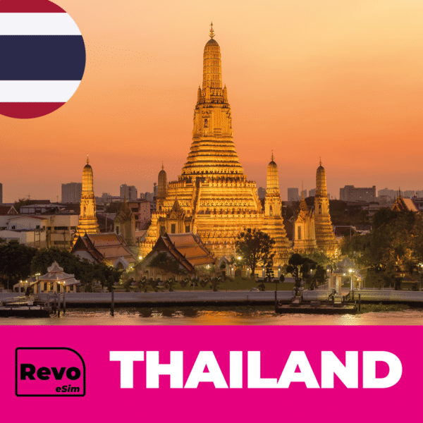 Thailand eSIM with instant 5G mobile data for travelers